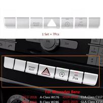 CD skydelio funkcijos jungiklio apdailos rinkinys Mercedes Benz A B klasės W176 W246 2013-18