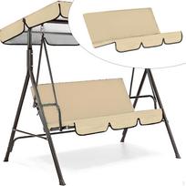 150x50x10 cm kiemo sūpynės pagalvėlės užvalkalas, oro sąlygoms atsparūs sėdynių pakaitiniai užvalkalai, lauke juoda