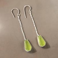 Peridot Gemstone 925 Sterling Silver Jewelry Handmade Earrings 3.0  Gift For Her EE-135-3