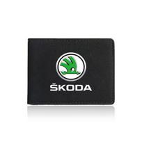 PU Odos Kredito Kortelių Dėklas Automobilio Vairavimo Dokumentų Apsauginis Dėklas Skoda Octavia MK2 MK3 2 3 A7 Fabia Karoq Kodiaq Superb Rapid Kamiq