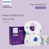 Philips Avent Vienkartinės Kūdikio Seilinukės 3D Magic Bib 20 vnt./dėžutė Išlaiko drabužius švarius Lengva naudoti