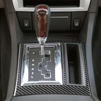 Automobilio interjero pavarų perjungiklio rėmelio dangtelis Anglies pluošto Chrysler 300 300C 2005-2007