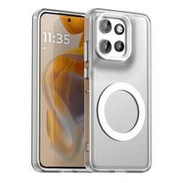 Dėklas Motorola ThinkPhone 25 Dėklas Moto ThinkPhone 25 Magnetinis Adsorbcijos Belaidžio Įkrovimo Dangtelis Dėklui Moto ThinkPhone 25 For MotoThinkPhone25 juoda