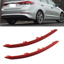 Pair Left & Right Rear Bumper Reflector Light Lamp For Hyundai Elantra 2017-2018