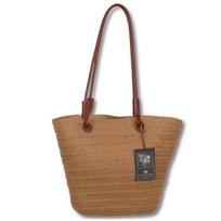 Moteriška paplūdimio rankinė BAD&BAGS, didelė, šiaudinė N485
