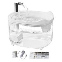 Automatinis kačių vandens fontanas, tylus cirkuliuojantis naminių gyvūnų gėrimo dubenėlis su dviguba filtravimo sistema, USB įkrovimas, 1,5 l, be BPA plastiko vandens dozatorius geltona