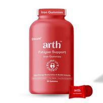 Arth Geležies Guminukai | 6 kartus geresnis įsisavinimas | Geležies askorbatas ir folio rūgštis | Didina hemoglobiną ir energiją | Padeda sergant anemija, nuovargiu ir letargija