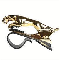 Automobilinis Leopardo Navigacijos Mobiliojo Telefono Laikiklis, Laikykite Akis Nukreiptas į Kelią, Saugus Navigavimas, Neslystantis ir Nepažeidžiantis Automobilio, Lengva Atsiliepti į Skambučius auksinė