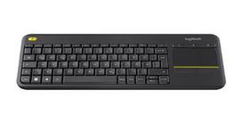 LOGITECH Wireless Touch Keyboard k400 plus black DE Layout