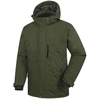 Neperšlampanti šilta striukė Pesso Helsinki, Olive Green žalia
