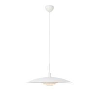 Baltos spalvos kabantis šviestuvas ø 57 cm su metaliniu gaubtu Piny – Markslöjd