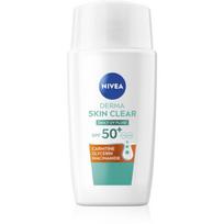 NIVEA Derma Skin Clear lengvos tekstūros apsauginis fluidas SPF 50+ 40 ml