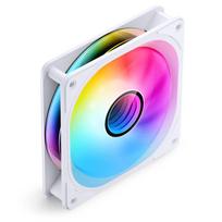 Jonsbo FR-606W PWM-korpuso ventiliatorius, RGB – 120mm, baltos spalvos