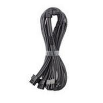 CableMod C-Series Pro Bridged Connection Cable – Variant B, 90°, 16-Pin to 4x 8-Pin PCIe, carbon