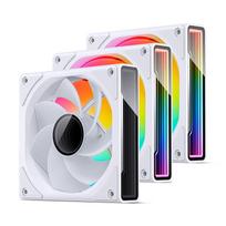 Jonsbo ZK-120WR Reverse PWM korpuso ventiliatorius, A-RGB – 120mm, baltos spalvos, 3er-Pack