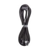 CableMod C-Series Pro Bridged Connection Cable – Variant A, 90°, 16-Pin to 2×8-Pin PCIe, juodos spalvos