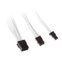 SilverStone 8-Pin-PCIe to 6+2-Pin-PCIe Extension – 250mm baltos spalvos