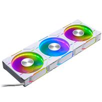 PHANTEKS D30 PWM Regular Airflow D-RGB fan, Triple Pack – 120mm, baltos spalvos
