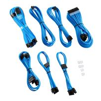 CableMod C-Series PRO ModMesh 12VHPWR Cable Kit for Corsair RM, RMi, RMx (Black Label) – mėlynos spalvos