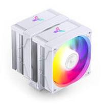 Jonsbo CR-3000E 3-Pin procesoriaus aušintuvas, Dual-Tower, RGB, 260W TDP – baltos spalvos, 120mm