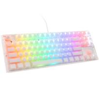 Ducky One 3 Aura White TKL žaidimų klaviatūra RGB LED – MX-Speed-Silver US išdėstymas