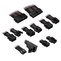 Kolink Core Pro Braided Cable Extension Kit 12V-2×6 Type 2 – Jet Black/Gunmetal Grey