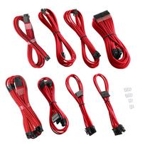 CableMod RT-Series PRO ModMesh 12VHPWR Dual Cable Kit for ASUS/Seasonic – raudonos spalvos