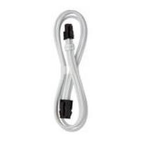 CableMod Pro ModMesh 4-pin ATX Extension, 45cm – baltos spalvos
