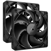 Corsair iCUE LINK RX140 Series, PWM korpuso ventiliatorius 2er Pack – 140mm, juodos spalvos