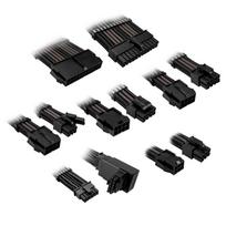 Kolink Core Pro Braided Cable Extension Kit 12V-2×6 Type 1 – Jet Black/Gunmetal Grey