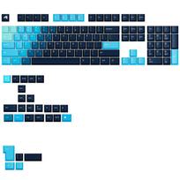 Glorious GPBT Gradient Keycaps, ANSI išdėstymas US, PBT, Dye-Sub – Celestial Ice