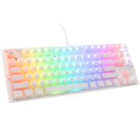 Ducky One 3 Aura White TKL žaidimų klaviatūra RGB LED – Kailh Jellyfish Y US išdėstymas