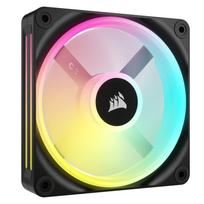 Corsair iCUE LINK QX120 RGB Series, PWM korpuso ventiliatorius – 120mm, juodos spalvos