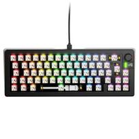 Glorious GMMK 3 65 % Custom žaidimų klaviatūra – Barebone, ISO išdėstymas, juodos spalvos