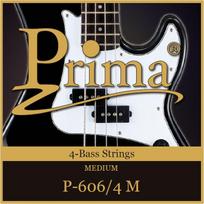 STYGŲ KOMPLEKTAS 4-IŲ STYGŲ BOSINEI GITARAI PRIMA P-606M/4 045-105