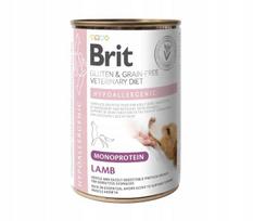 Brit Veterinary Diet Hypoallergenic Monoprotein Lamb skardinė šunims 400g