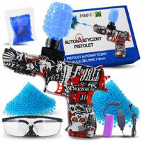 Automatinis Gel Gun Deagle CS su Vandens Kamuoliukais ir Pilnu Rinkiniu 14+