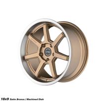 R18X10.5J 5X114.3 ET10 CB 73.1 Satin Bronze Face / Polished Dish