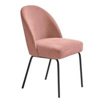 Rožinė valgomojo kėdė Creston - Unique Furniture