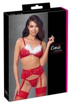 Cottelli lingerie X-Mas Bra Set L/XL Teminis kostiumas