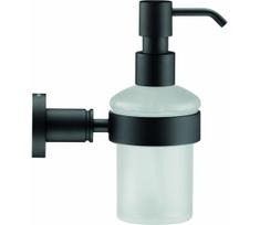 Duravit 99164600 - Sieninis muilo dozatorius D-CODE 390 ml matinis stiklas/matinė juoda