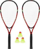 Greitojo badmintono rinkinys Nils Extreme NRS001, 2 raketės, skrajukai, dėklas