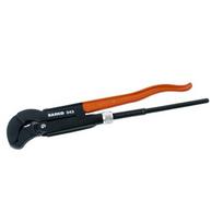 Reguliuojamas vamzdinis raktas. Bendras ilgis 330mm. Max 1". Ypač atsparus dėvėjimuisi dėl indukcinio dantų grūdinimo, neslystantys dantys
