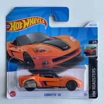 Hot Wheels Mainline Modeliukas Corvette C6 Orange