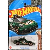 Hot Wheels Mainline Modeliukas Porsche 911 Rallye Green long card