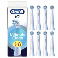 Šepetėliai - ORAL-B - iO papildymai Ultimate Clean - 8 vnt. rinkinys - Baltas