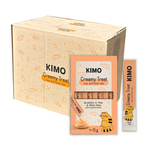 KIMO Cat Creamy Treat Tuna Goat Milk skanėstas katėms su tunu ir ožkos pienu 60 g x 20 vnt