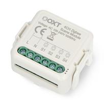 Tuya - 4 kanalų mini ZigBee scenų valdiklis - 12 veiksmų - 230V - OXT T254