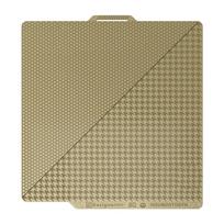 BIQU Panda dvipusė tekstūruota PEI plokštė su korio ir pepitos raštu – skirta Bambu Lab X1 P2S P1 ir A1 – 257×257mm