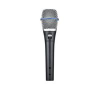 Mikrofonas - Shure BETA 87A Juodas Studijinis Mikrofonas